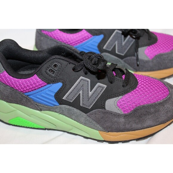 New Balance 580 Men\'s 8 Women\'s 9.5 Work Sneakers Black Purple Blue NWOB main image 7